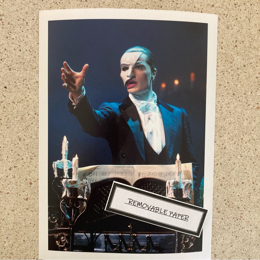 The Phantom of the Opera Photo 5”X7”  Broadway Color Aug 2009 Excellent Condit